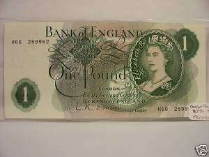 Bank of England One Pound PIK 34A CU  