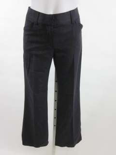 THEORY Gray Knit Wool Blend Pants Slacks Trousers Sz 4  