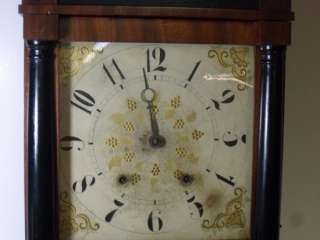 Early 1825 Eli Terry Woodworks Transition Clock  