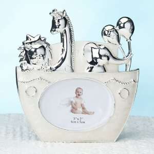 Noahs Ark 3x2 Silver Picture Frame Baby