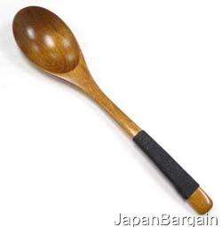 Japanese Wooden Chawamushi Spoon Scoop 5 1/4in FW 13  