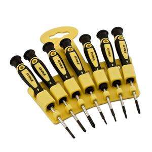 pc. Magnetic Precision Screwdriver Set  Torx, Slotted, Phillips 