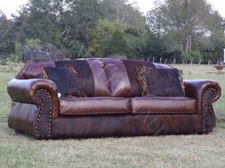 This auction is for the Top Grade Coffee Leather Dark Brindle Hide 
