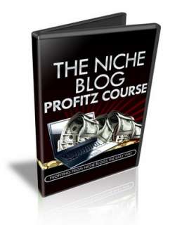 Niche Blog Profitz Course Videos on CD With Master Resale Rights 