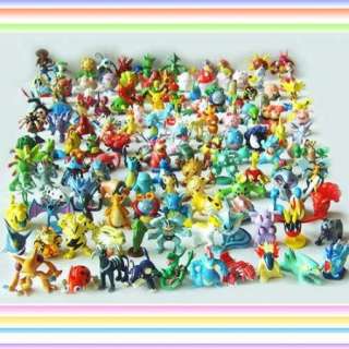 Nintendo Anime Pokemon Mini Figures 72pcs 2 3cm  