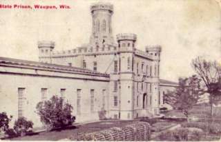 WAUPUN WISCONSIN   STATE PRISON 1913  