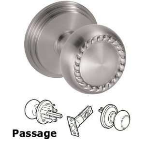  Passage rope half round knob with stepped rosette in 
