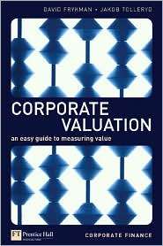 Corporate Valuation, (0273661612), David Frykman, Textbooks   Barnes 