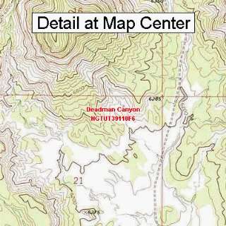   Map   Deadman Canyon, Utah (Folded/Waterproof)
