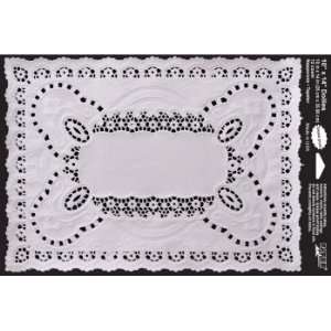  Lace Placemats, White