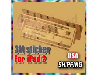 For Apple iPad 2 3M Tape Touch Screen Digitizer Adhesive Glue Sticker 