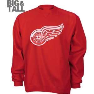  Detroit Red Wings Big & Tall Primary Logo Crewneck 