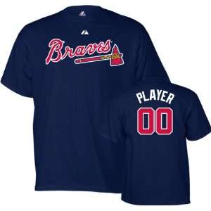  Atlanta Braves   Any Player   Navy Youth Name & Number T 