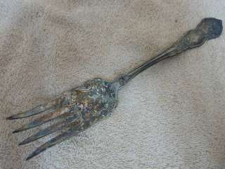 Wm Rogers and Son Ornate Large Meat Fork 1910 AA  