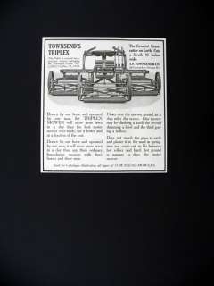 Townsend Mowers Triplex Mower horse drawn 1917 print Ad  