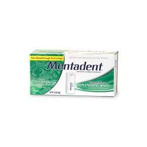 Mentadent Replenishing White Anticavity Fluoride Toothpaste with 