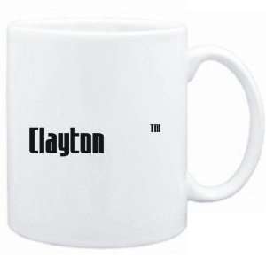  Mug White  Clayton TM  Last Names