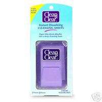 12 CLEAN & CLEAR INSTANT DISSOLVING CLEANSING SHEETS 72  