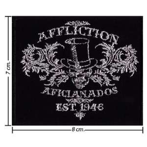 The Affliction Music Band Logo III Embroidered Iron on Patches Free 