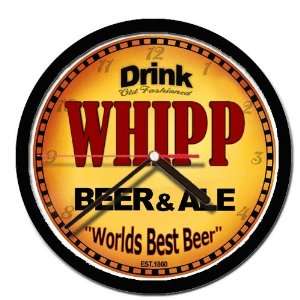  WHIPP beer and ale cerveza wall clock 