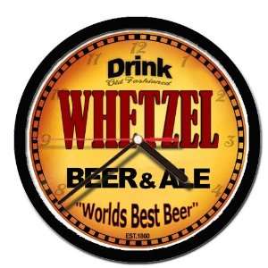  WHETZEL beer and ale cerveza wall clock 