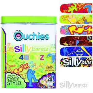  Ouchies Silly Bandz Adhesive Bandages   For Boys Toys 