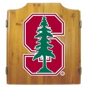Stanford University Cardinal Dart Cabinet