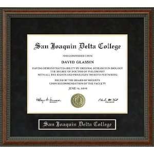 San Joaquin Delta College (SJDC) Diploma Frame