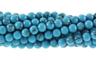 Synthetic Turquoise 4mm Round Beads 16  