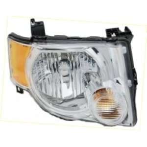 Aftermarket Replacement Headlight Headlamp Assembly Clear Lens CHROME 