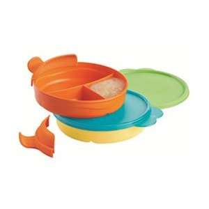  Tupperware Divided Dish Feeding Set for Babies Baby