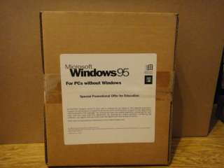 Brand NEW Windows 95 Operating System on 3.5 Disks Early COLLECTORS 