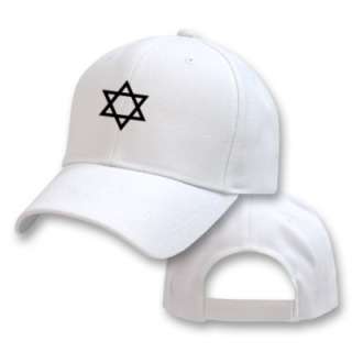 STAR OF DAVID JEW JEWISH RELIGIOUS SYMBOL EMBROIDERED HAT CAP  