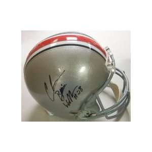 Chris Wells Autographed Ohio State Buckeyes Full Size Replica Football 