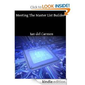  The Master List Builder Ian del Carmen  Kindle Store
