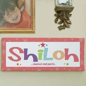  Name Meaning Wall Canvas