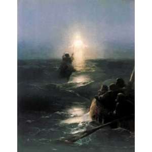   Aivazovsky   24 x 32 inches   Walking on the water 1