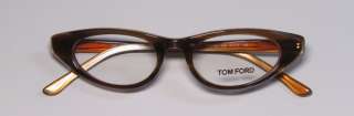 NEW TOM FORD TF 5120 47 17 140 BROWN CAT EYES RX GLASSES/EYEGLASSES 