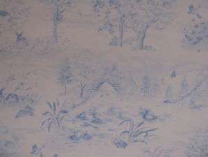 Wilmington Prints SIMPLE NATURE Blue Toile yards  