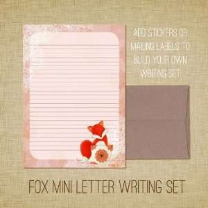  Build Your Own Stationery Set Fox Baby