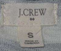 CREW J CREW Navy Striped Long Sleeve Cotton Nautical Top Shirt S 