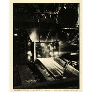   Carnegie Illinois Aikins Chain Machinery   Original Halftone Print