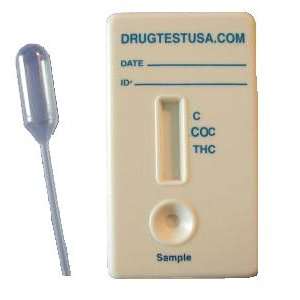  2 Drug Panel Marijuana/Cocaine (THC/COC) Rapid Drug Test 