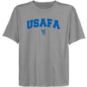 Air Force Falcons Youth Ash Logo Arch T shirt  Sports 