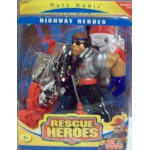  Rescue Heroes Matt Medic Highway Heroes Toys & Games