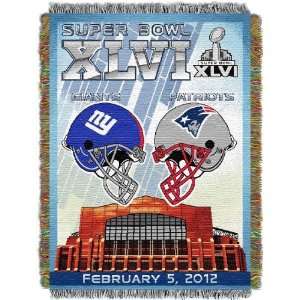  Super Bowl XLVI Commemorative Tapestry