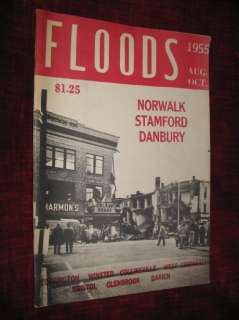 Vintage Flood of 1955 Stamford Danbury Norwalk W Cornwall Bristol 