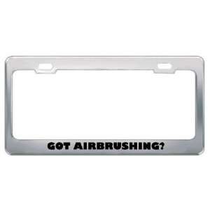 Got Airbrushing? Hobby Hobbies Metal License Plate Frame Holder Border 