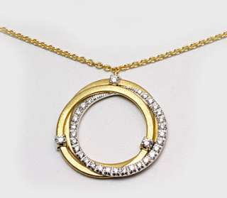 Marco Bicego GOA Yellow Gold Diamond Necklace CG674 B2  