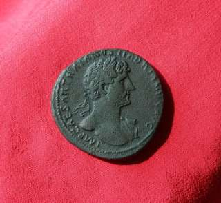 Hadrian Sestertius. Struck 118 AD.  